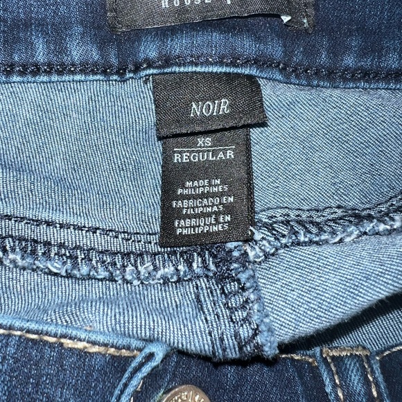 White House Black Market Noir Skinny Jeans Size XS - Picture 5 of 5